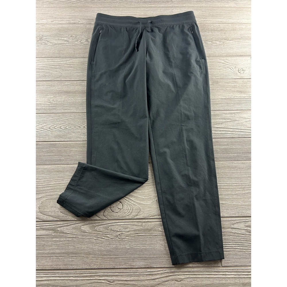 Kuhl Womens Black Pull On Drawstring Pants Size Small Short Zip Pockets Hiking